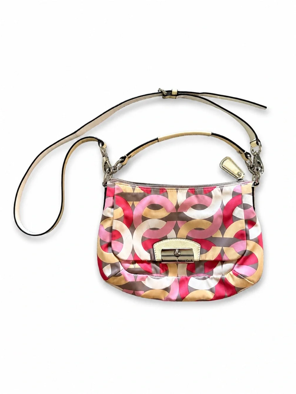 Y2K Coach Kristin Nylon Chainlink Hobo Shoulder/Crossbody